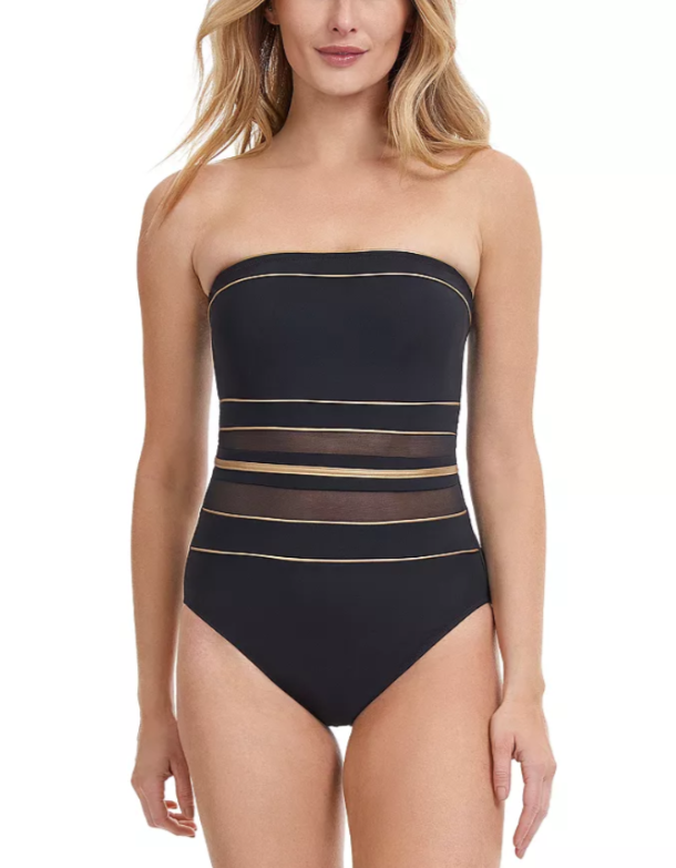 Gottex Bandeau One Piece Swimsuit MSRP $138