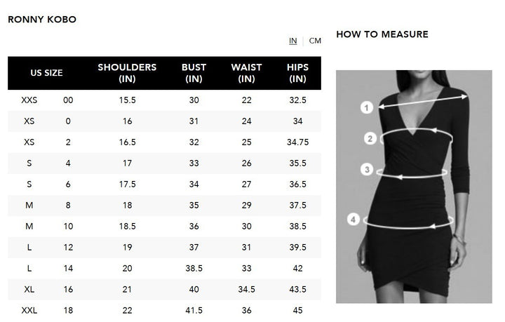 Ronny Kobo Hartley Gathered Dress MSRP $478