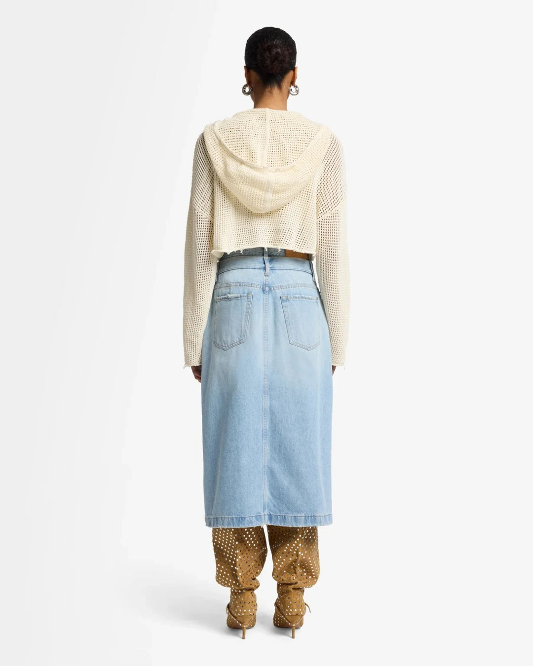 7 for All Mankind Double Waisted Skirt MSRP $228
