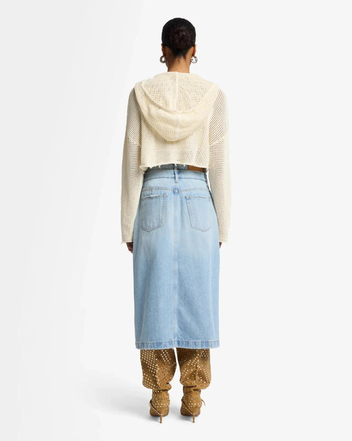 7 for All Mankind Double Waisted Skirt MSRP $228