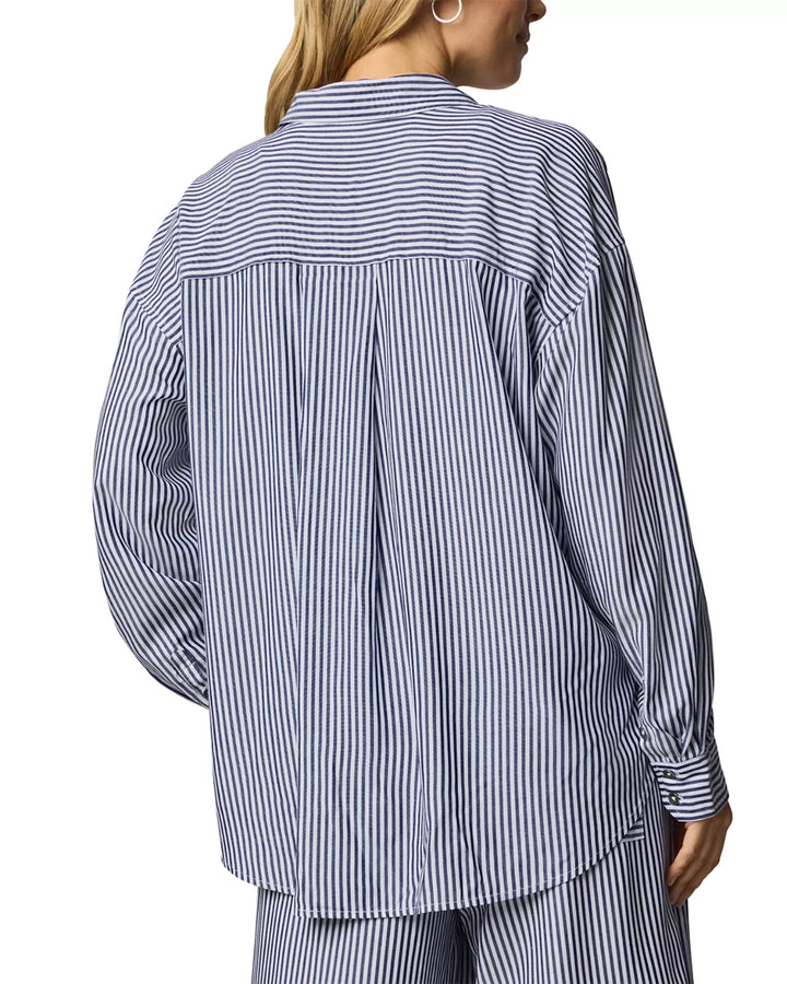 Splendid Ella Striped Button Down Shirt MSRP $158