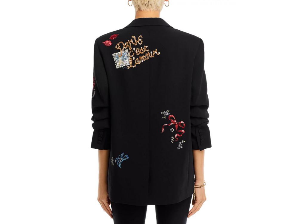 Cinq à Sept Daydream Doodles Embroidered Blazer MSRP $695