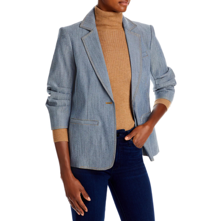 Cinq à Sept Khloe Denim Blazer MSRP $395