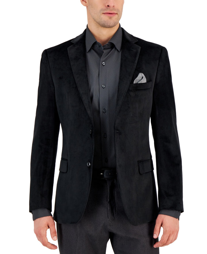 Alfani Men's Slim-Fit Solid Velvet Sport Coat MSRP $295