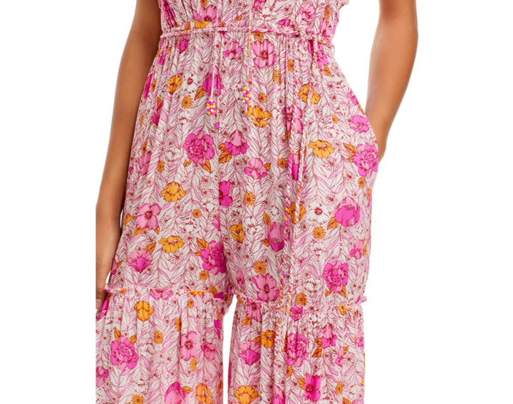 Poupette St. Barth Belene Wide Leg Jumpsuit MSRP $450