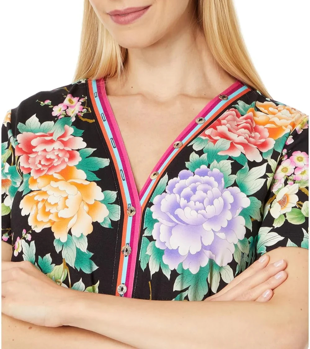 Johnny Was The Janie T-Shirt MSRP $135