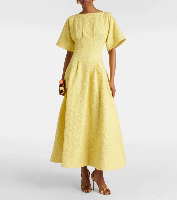 Simkhai Rosalie Textured Maxi Dress MSRP $845