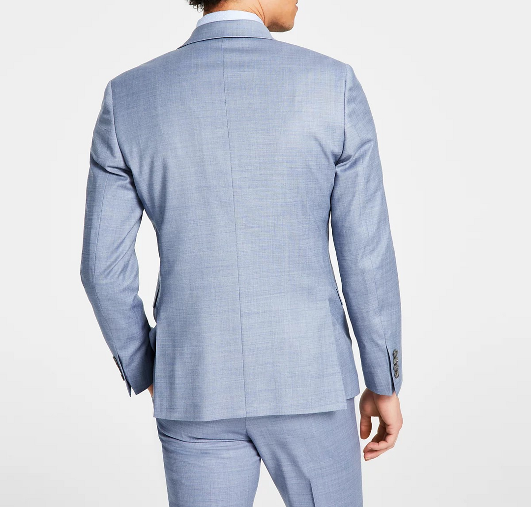 Calvin Klein Men's Skinny-Fit Wool-Blend Infinite Stretch Suit Jacket MSRP $450