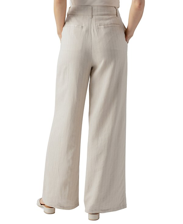 Sanctuary Women's Pleated-Front Wide-Leg Trousers MSRP $119