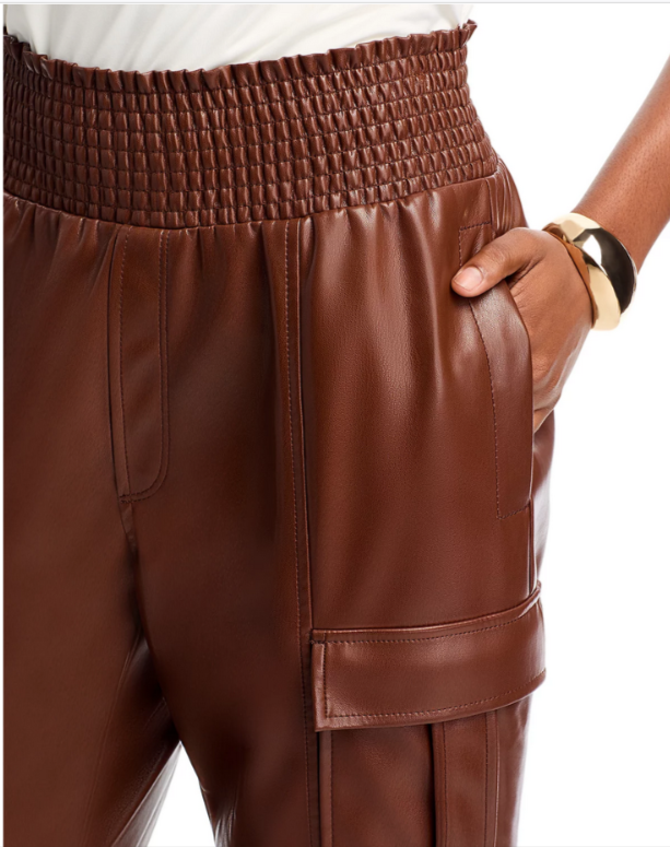 Cinq à Sept Lite Faux Leather Pants MSRP $295