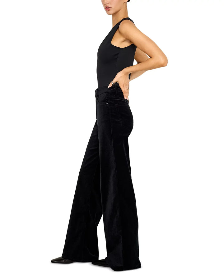 Good American Velvet Good Skate Wide Leg Jeans MSRP $189
