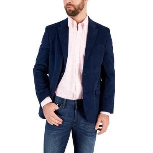 Nautica Men's Modern-Fit Active Stretch Corduroy Sport Coat MSRP $295
