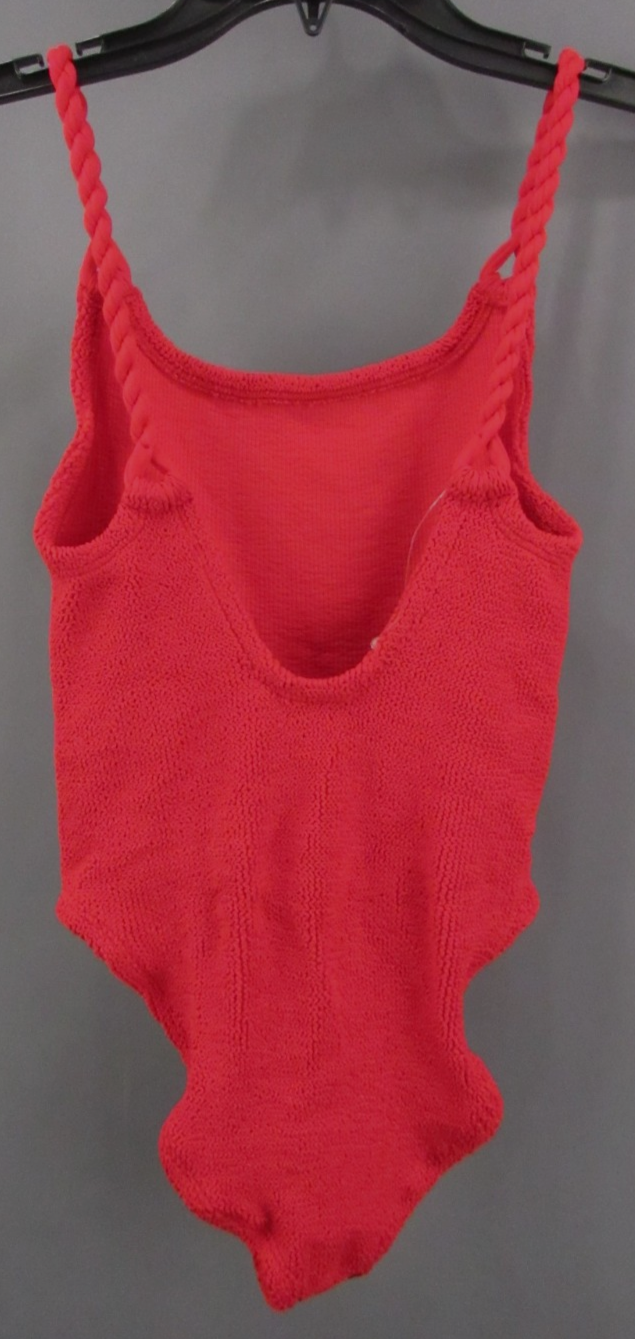Hunza G Camille Crinkle One-Piece Swimsuit MSRP $315 Size O/S # 17C 878 New