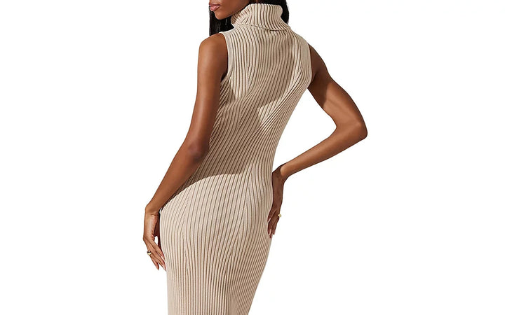 ASTR the Label Channary Turtleneck Sweater Dress MSRP $128