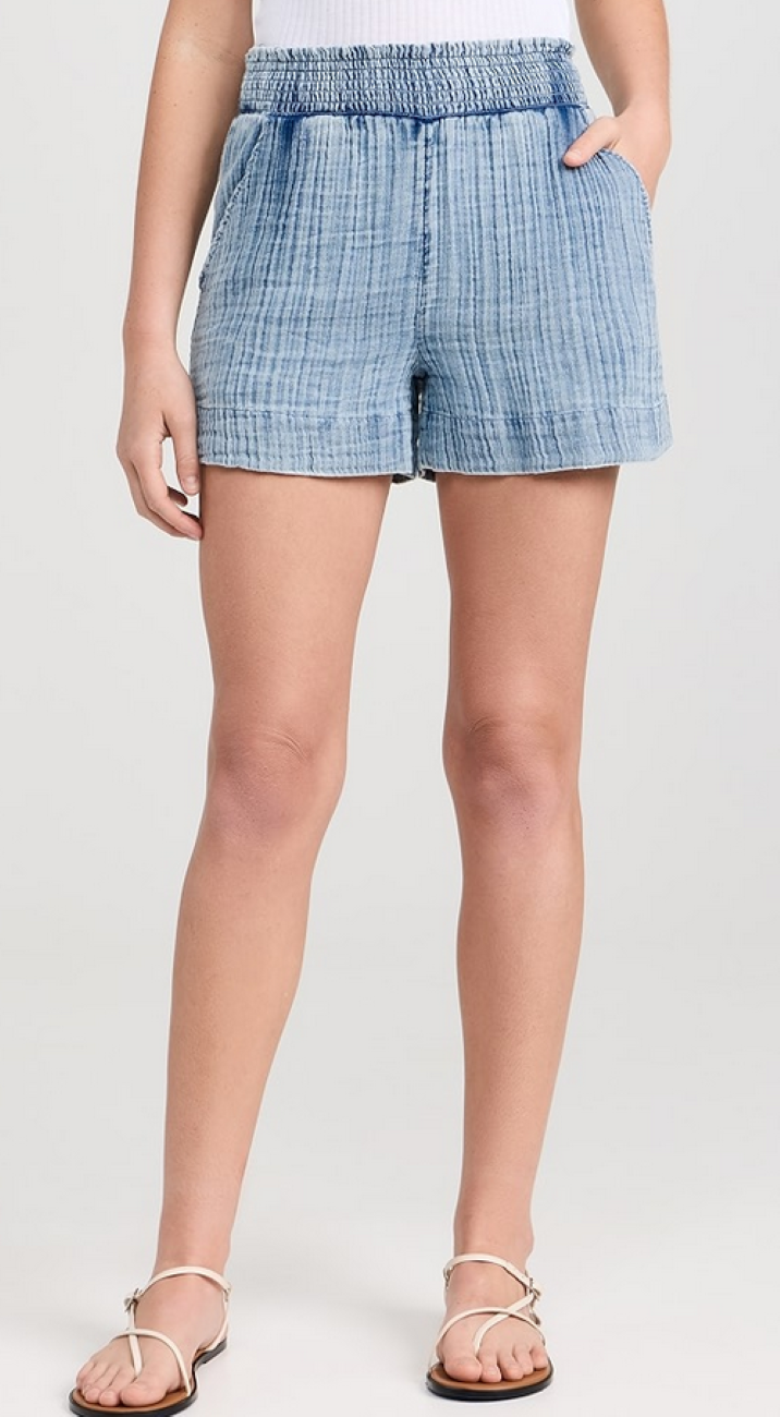 Faherty Dream Cotton Gauze Shorts MSRP $88