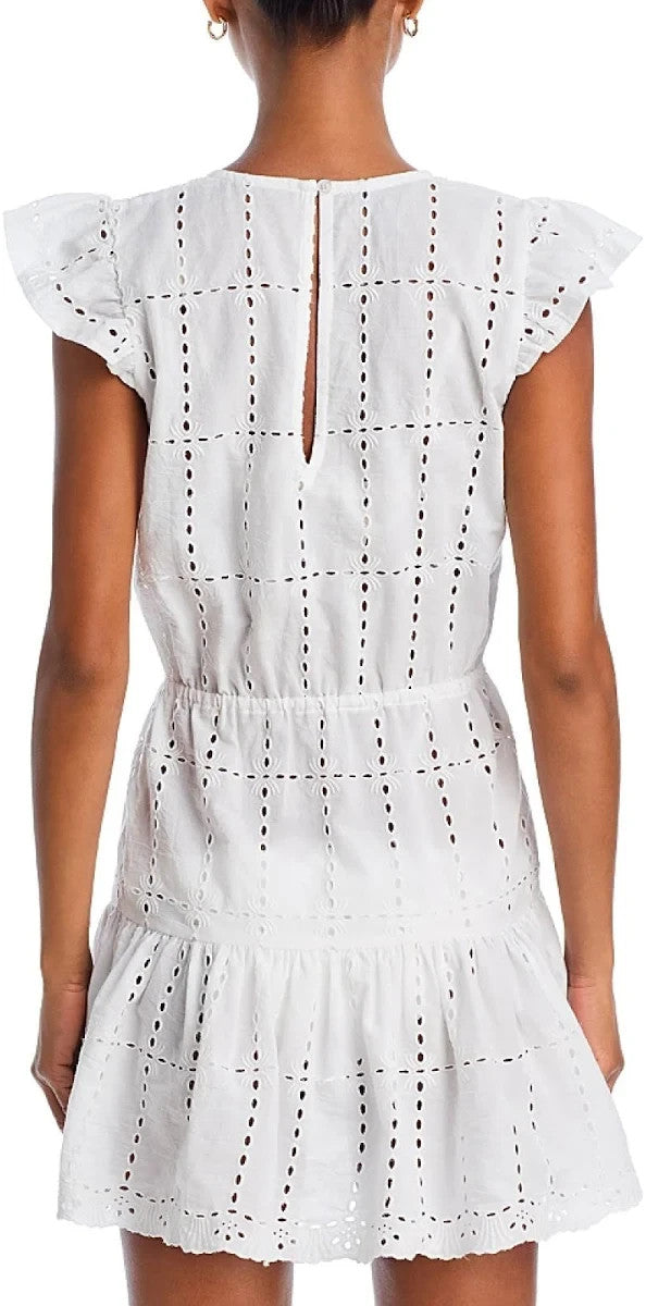 AQUA Tank Eyelet Cover-Up Dress MSRP $88