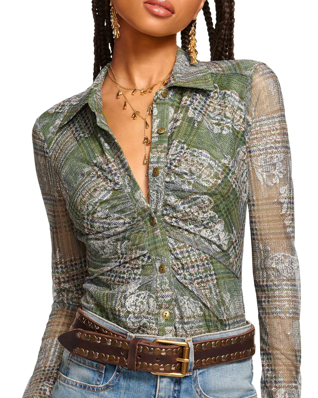 Ramy Brook Hamilton Blouse MSRP $177