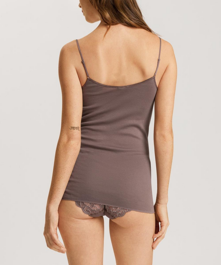 Hanro Cotton Seamless V-Neck Cami MSRP $75