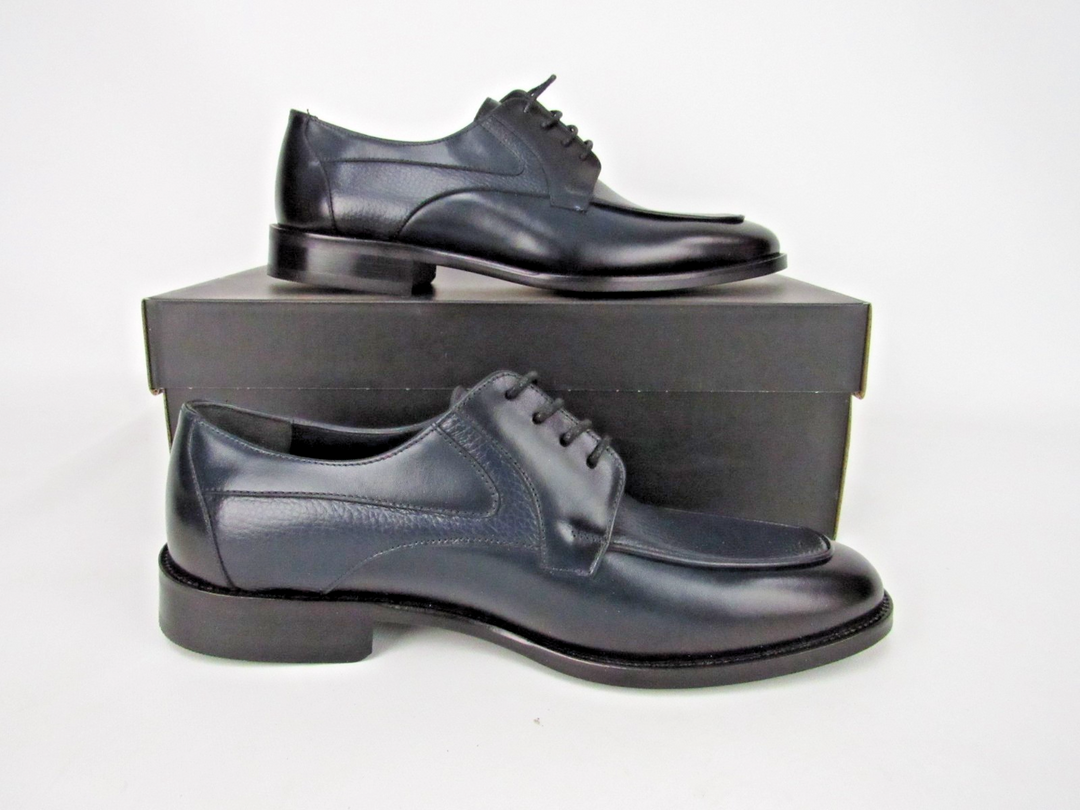 Elegant Men’s Premium Calf Leather Derby Formal Shoes – Handcrafted Size EU 41