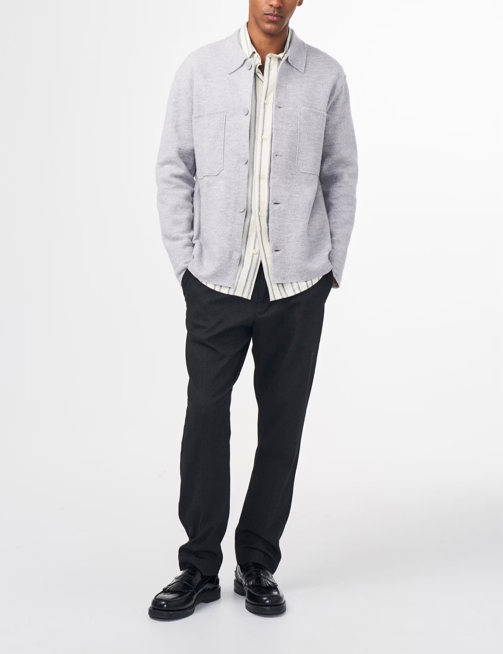 NN07 Jonas 6398 Wool Overshirt MSRP $330