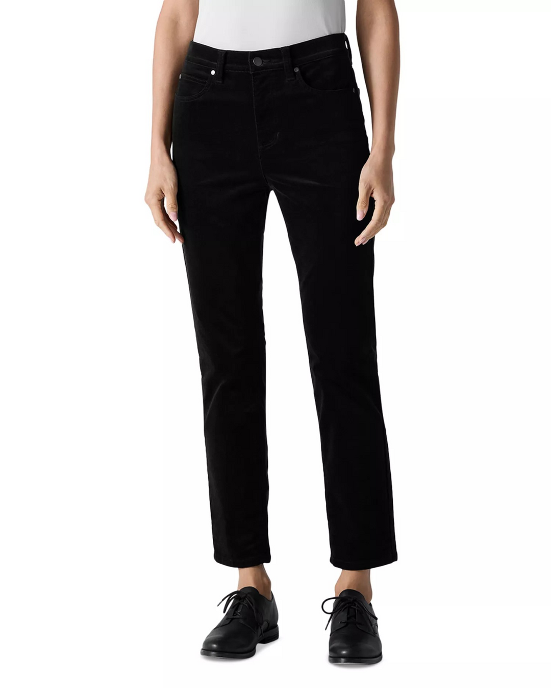 Eileen Fisher High Waist Slim Velveteen Ankle Jeans MSRP $188