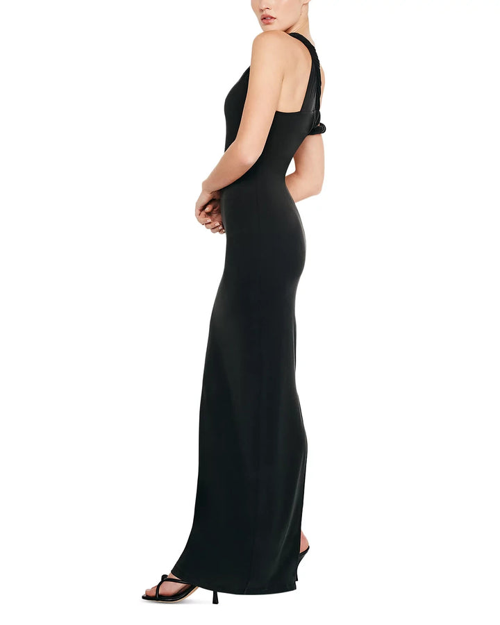 Good American Twist Strap Maxi Dress MSRP $229 New