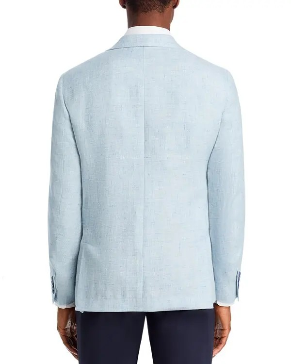 Robert Graham Linen & Wool Mélange Solid Slim Fit Sport Coat MSRP $698