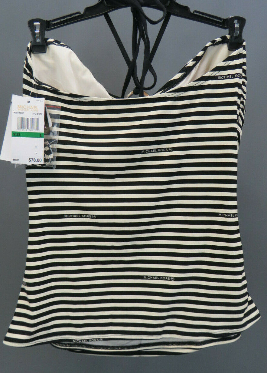 MICHAEL Michael Kors Ring-Detail Tankini Top MSRP $78