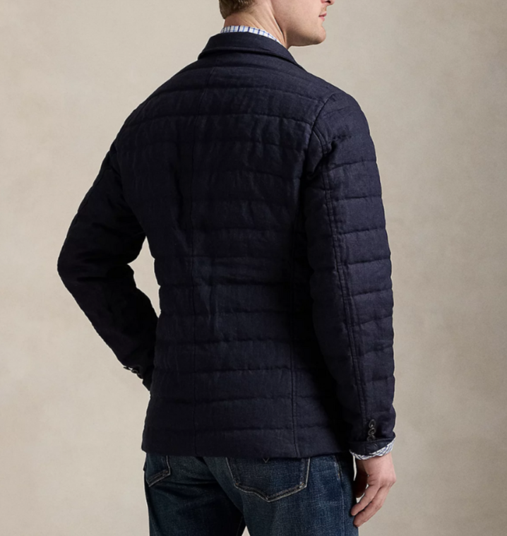 Polo Ralph Lauren Quilted Linen Down Jacket