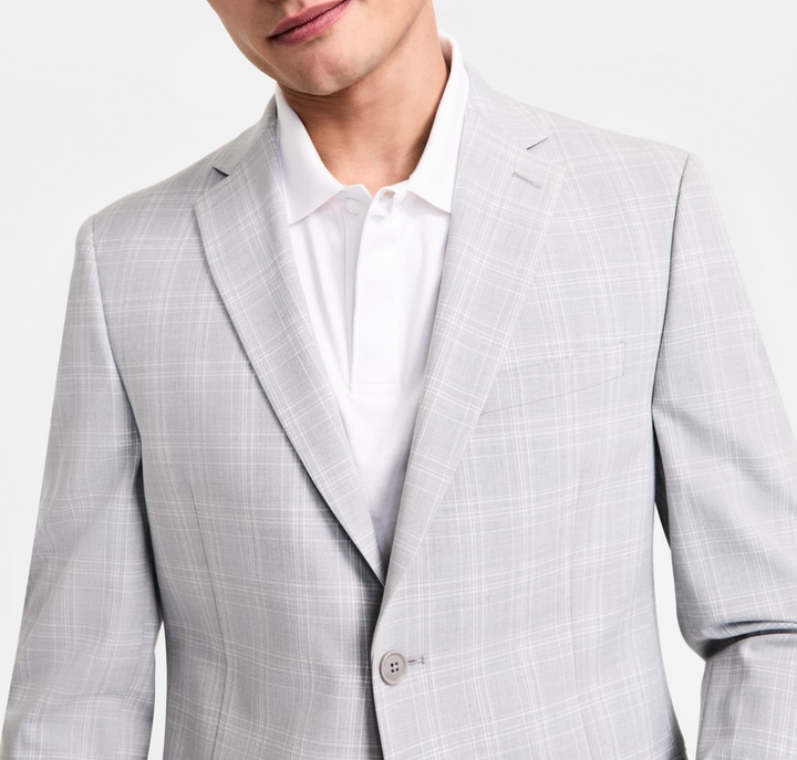 Alfani Men's Slim-Fit Plaid Suit Jacket MSRP $360
