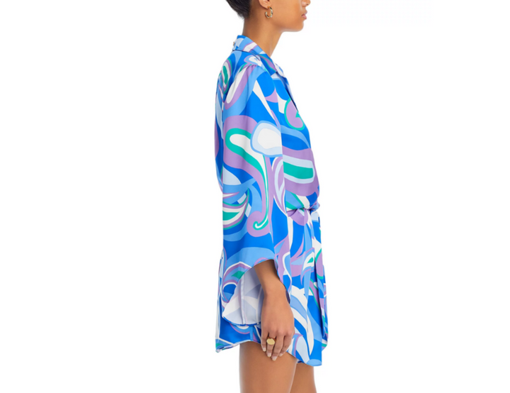 Ramy Brook Retro Printed Penny Dress MSRP $485 Size XL # 10B 2653 New