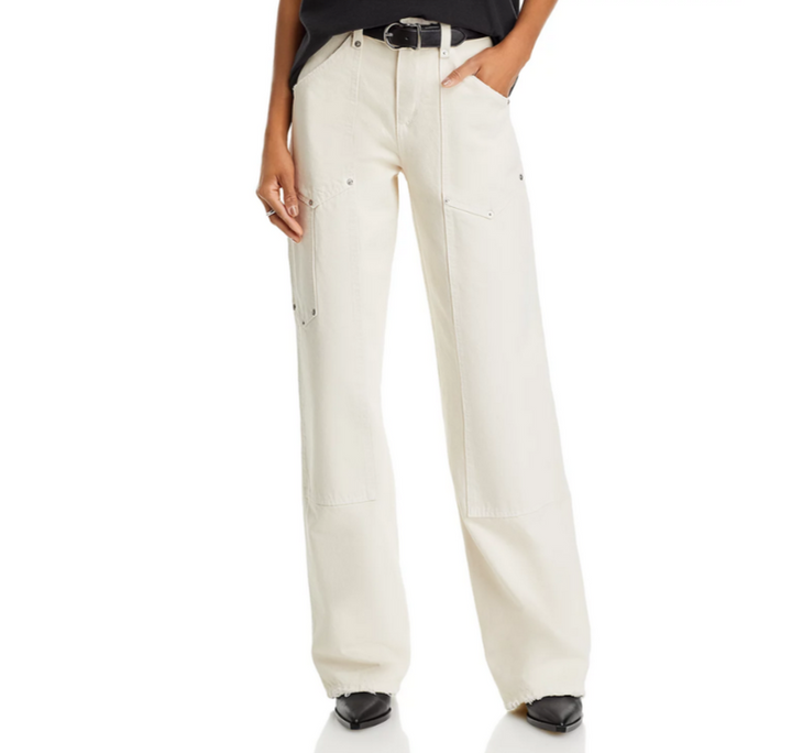 RE/DONE High Rise Straight Leg Jeans MSRP $375