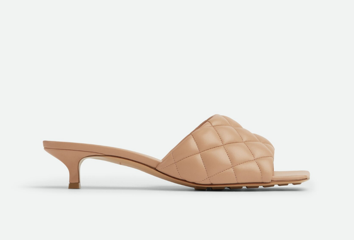 Bottega Veneta Women's Padded Quilted Slip On Sandals M2 356