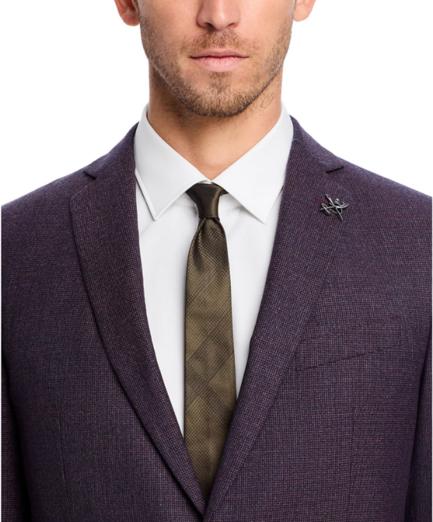 John Varvatos Star USA Micro Houndstooth Suit Jacket MSRP $498