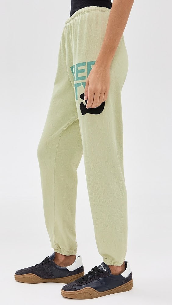 Free City Cotton Logo Sweatpants MSRP $168