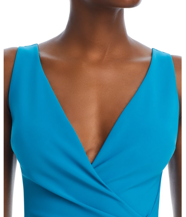 Chiara Boni La Petite Robe Verde Ruched One Piece Swimsuit MSRP $350