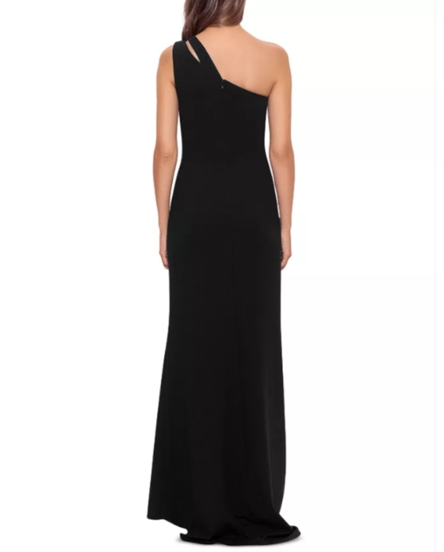 AQUA Cutout One Shoulder Gown MSRP $258