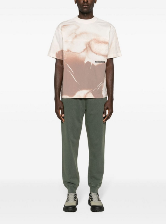 Stone Island Abstract Logo-Print T-shirt MSRP $460