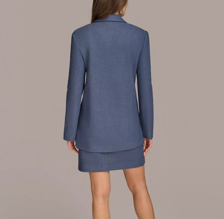 Donna Karan New York Women's Wool-Blend One-Button Blazer MSRP $199
