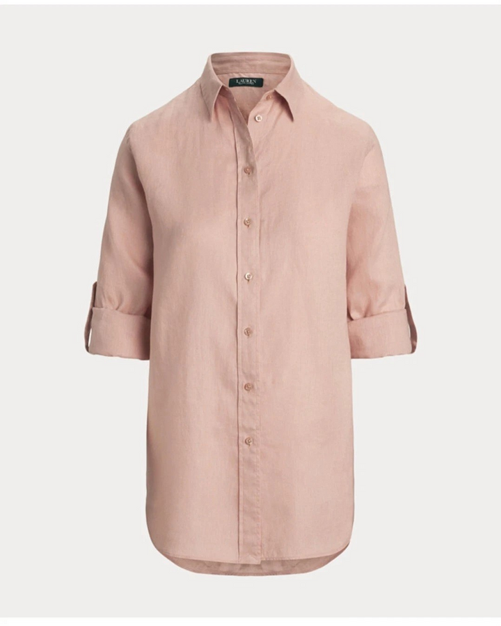 Lauren Ralph Lauren 100% Linen Shirt MSRP $115