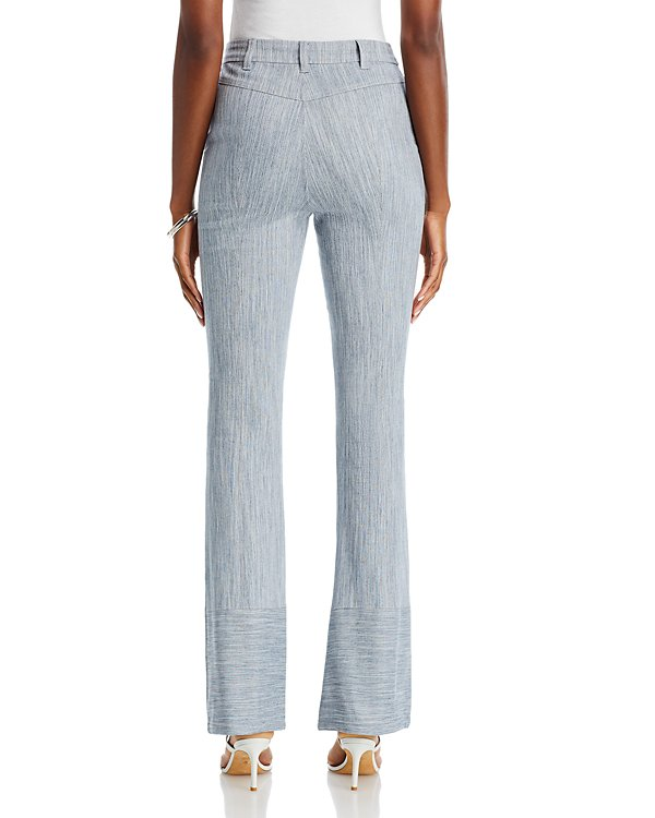 Cinq a Sept Evelyn Pintucked Flare Leg Pants MSRP $295