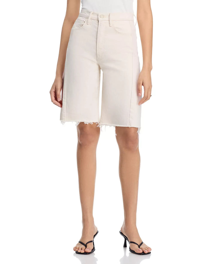 MOTHER The Half Pipe Frayed Bermuda Shorts MSRP $208