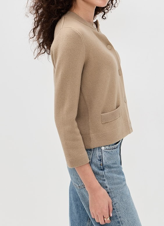 Vince Shrunken Snap Cardigan Shrunken Snap Cardigan MSRP $468