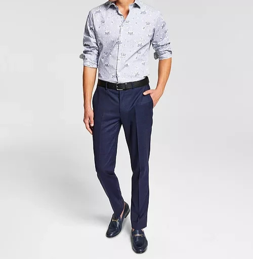 Bar Iii Men Skinny Fit Dress Pants MSRP $175