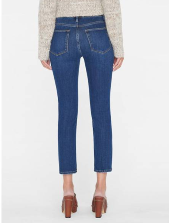 FRAME Le High Rise Straight Ankle Jeans MSRP $238