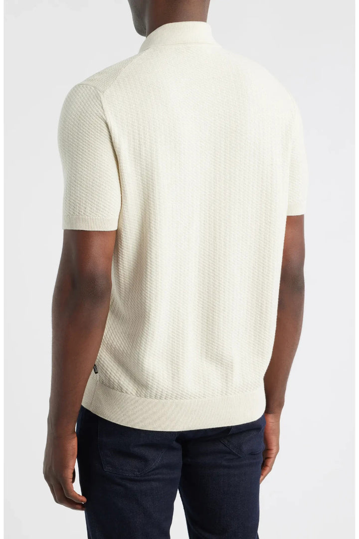 BOSS Iseppo Textured Short Sleeve Sweater