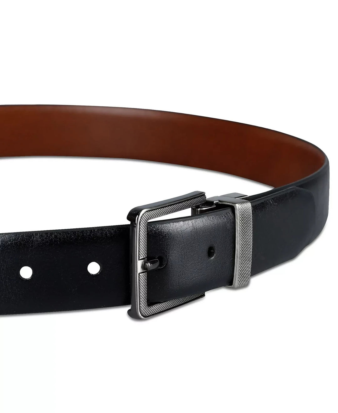 Kenneth Cole Reaction Reversible Faux-Leather Harness-Buckle Belt MSRP $52.50