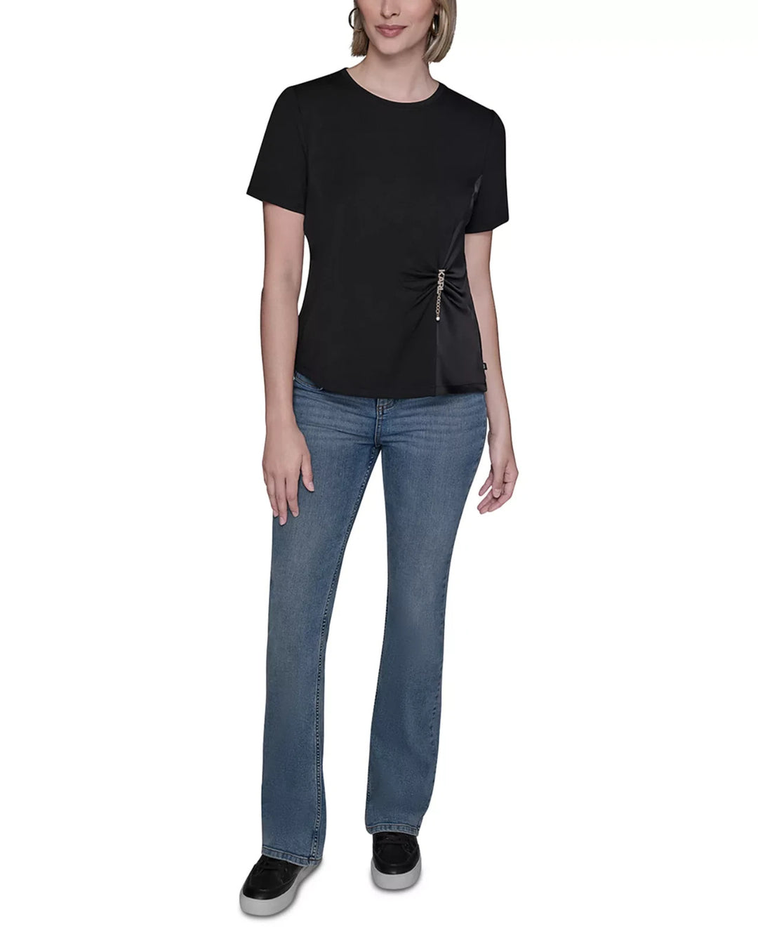 KARL LAGERFELD PARIS Combo Tee MSRP $69