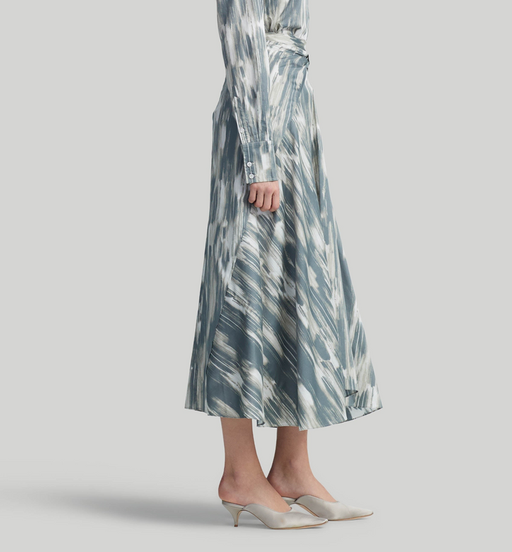 Altuzarra Kalliope Printed Midi Skirt MSRP $995