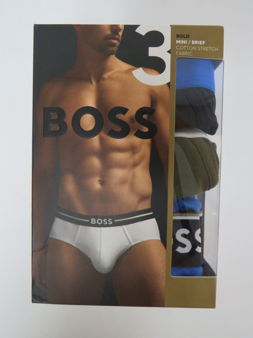 BOSS Bold Hip Briefs, Pack of 3 MSRP $45